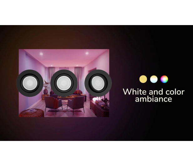 Philips Hue White and color ambiance Reflektor Centura (cza.) - 728634 - zdjęcie 3
